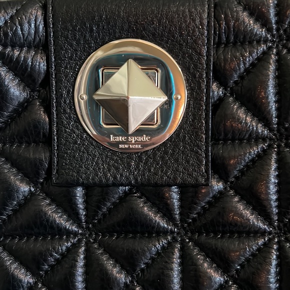 Kate Spade Whitaker Place Elena Purse Bag Black Leather - Picture 2 of 8